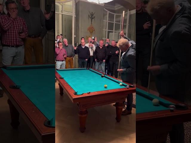 Best Billiard Shot Ever! @ralph_g._eckert