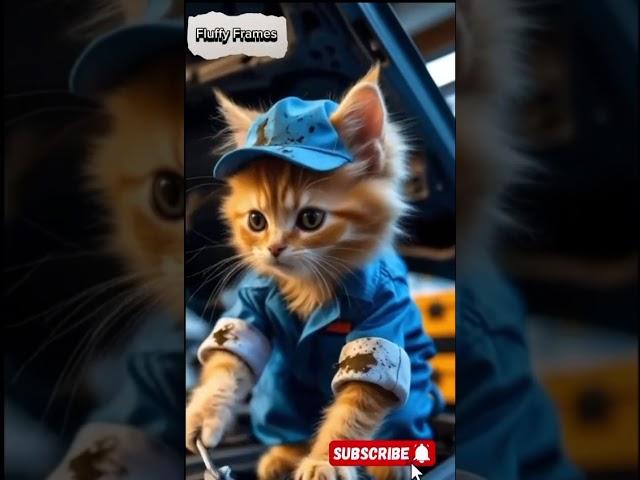 Hard Work Changed Her Life | Emotional Animated Story | FluffyFrames #catvideos #cat  #fluffyframes