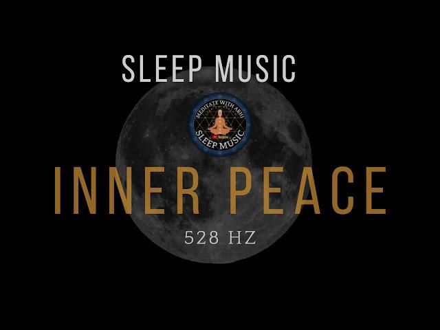 Inner Peace Sleep Music - Black Screen | 528 Hz | Dark Screen | Sleep Aid | 8 hour