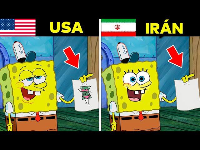 13 Escenas de Bob Esponja que son Diferentes en Otros Países