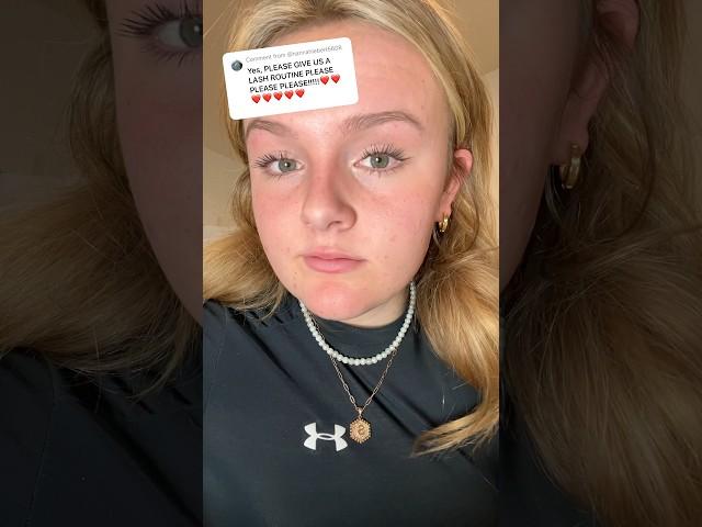 My super easy eyelash tutorial!