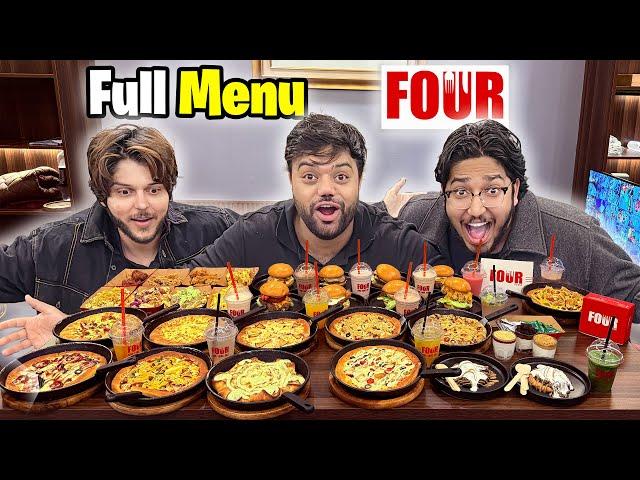 I ORDERED the entire FOUR Menu  | TOO EXPENSIVE Or TOO CHEAP? 