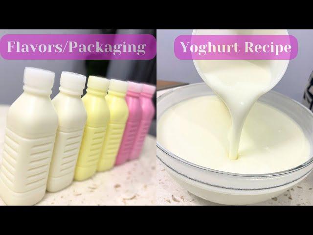 Drinking Yoghurt Business in Nigeria | Profitable Business Idea | Flavored Homemade Yogurt #yoghurt