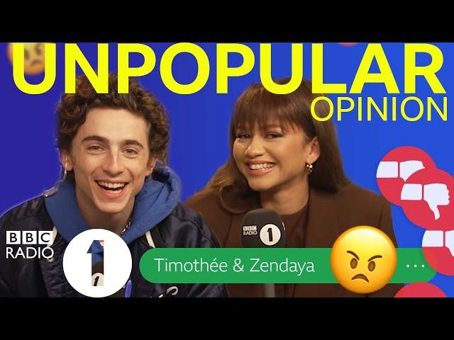 "I had a dream about this last night!!" Timothée Chalamet and Zendaya Unpopular Opinion