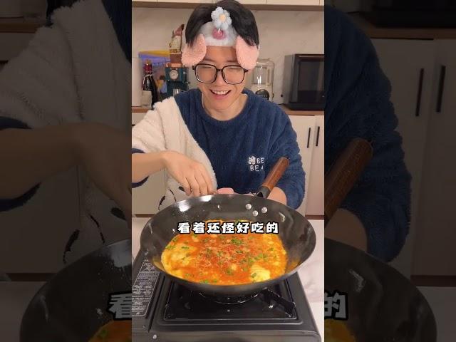 在家做江西水蒸蛋，鮮嫩可口拌上飯絕了，怒吃5碗飯 #郭師傅與單大廚