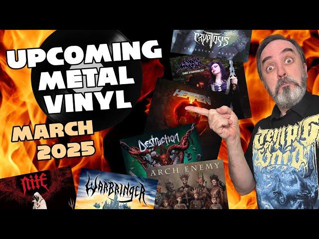 Metal Vinyl Releases for March 2025: Destruction, Nite, Cryptosis, Arch Enemy, Warbringer, others