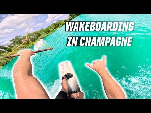 WAKEBOARDING IN CHAMPAGNE WAKE PARK - FRANCE