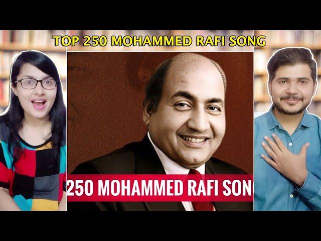 Pakistani Couple Reacts To Top 250 Mohammed Rafi Songs (1947-1983)