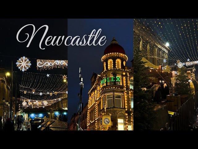 work christmas meal & newcastle christmas markets  || vlogmas day 12