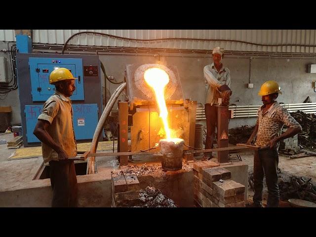 CI-Steel (MS) Induction Melting furnace 150 kg capacity Agni electrical