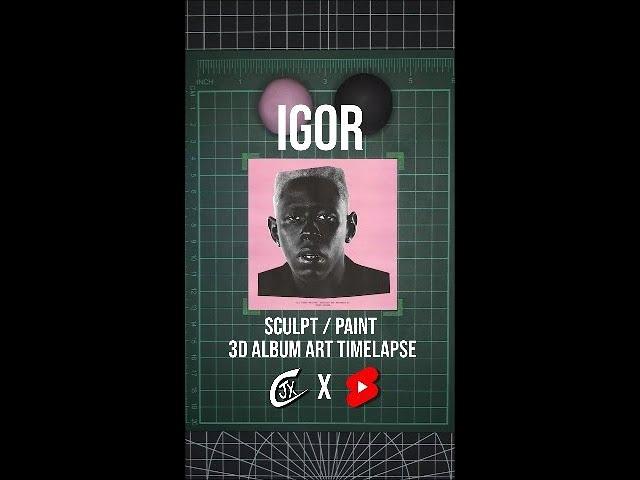 IGOR 3D Album Art Timelapse - Sculpt / Paint