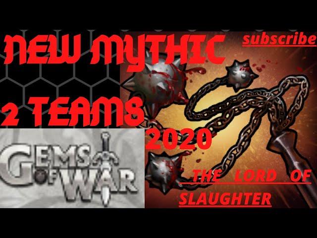 NEW MYTHIC! 2 TEAMS!! | Gems of War key opening | The Lord of Slaughter HOW MANY DID IT TAKE?