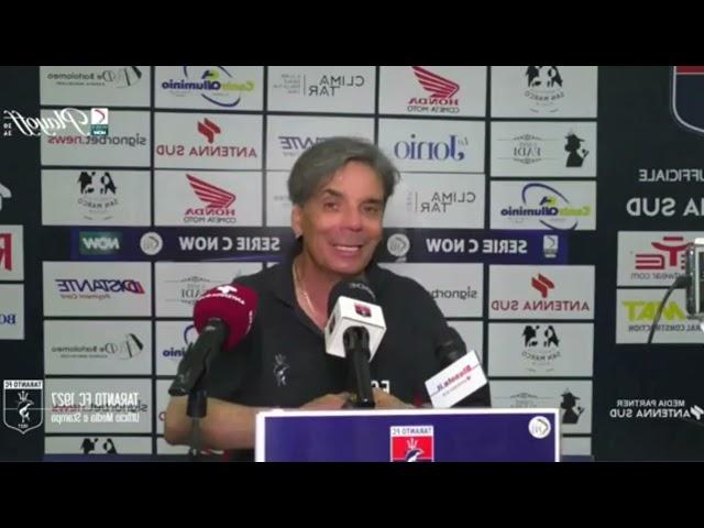 Conferenza Eziolino Capuano POSTGARA PLAYOFF Taranto-Latina 0-0 | Taranto vs Latina 0-0 Playoff C