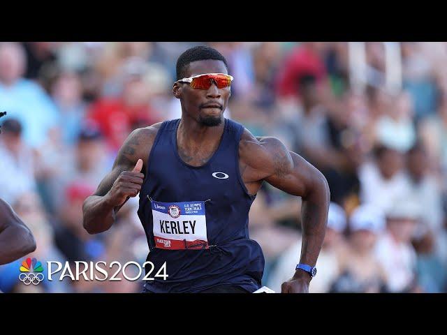 Fred Kerley DOMINATES men's 100m heat with winning 10.03-second run | NBC Sports