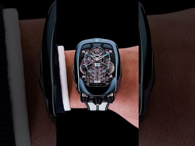 The Jacob & Co. x Bugatti Chiron Tourbillon - Blue Titanium.