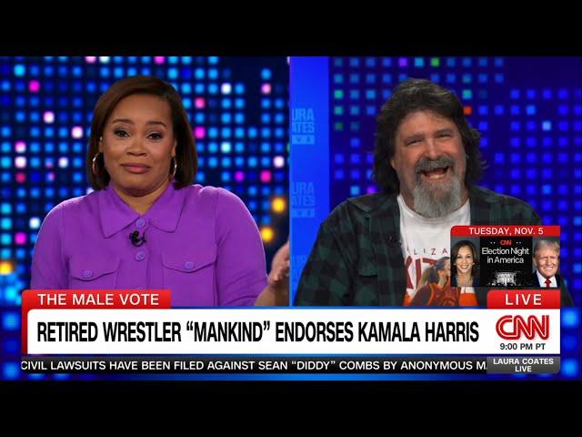 Mick Foley on The Undertaker, Trump and the 2024 Election (CNN | Laura Coates Live | 10/28/24)