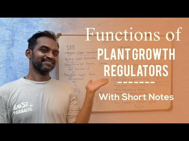 Functions of PGR | Plant Growth and Development