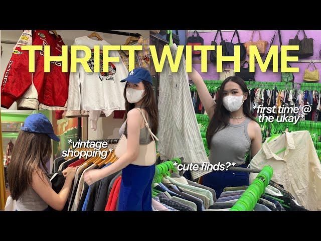 THRIFT + GO VINTAGE SHOPPING WITH ME (Philippines) | Alyssa Lyanne