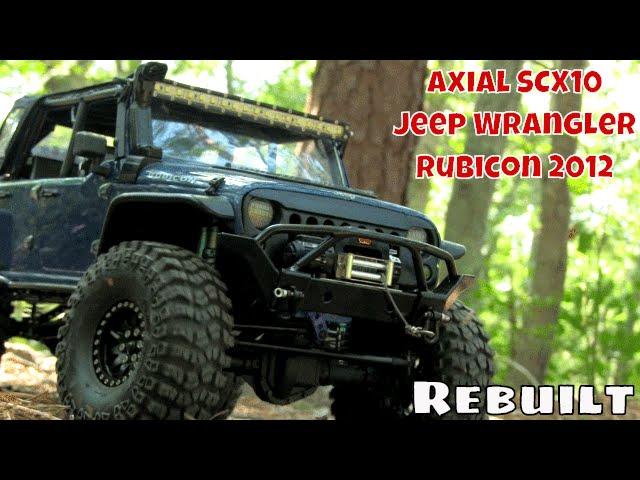 Axial SCX10 Jeep Wrangler Rubicon 2012 Upgraded Scale Crawler! (Short Film)