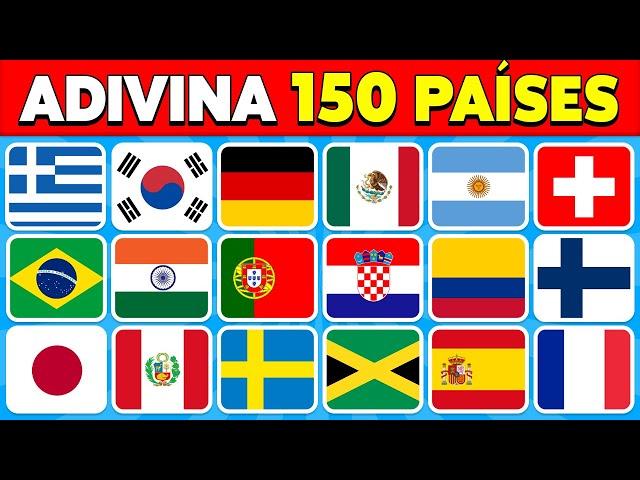 Adivina 150 Banderas en 3 Segundos ⏰ Quiz de Países | Cultura General Geografía