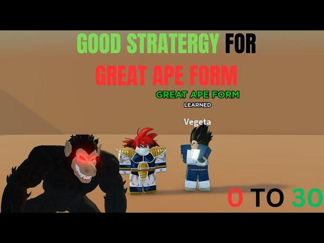 GOOD SOLUTION TO GETTING THE GREAT APE FORM? | Dragon soul | Roblox