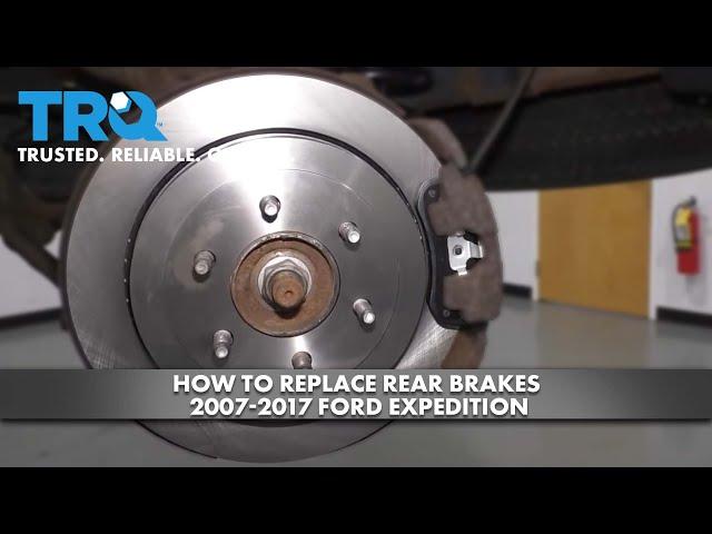 How to Replace Rear Brakes 2007-2017 Ford Expedition