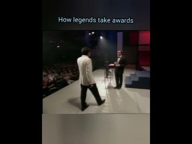 How legends take awards | #shorts #meme #mrbean