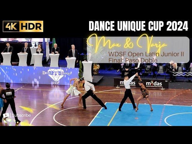 WDSF Foligno - Dance Unique Cup 2024 - Open Latin Junior II - Final - Paso Doble