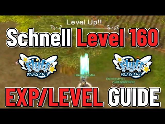 Flyff Universe - Schnell Level 160 erreichen Bester EXP/Level Guide für Flyff Universe