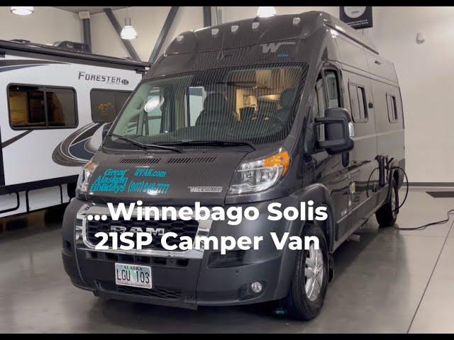 Alaskan RV Adventure - a 21SP Winnebago Camper Van Floorplan Walk Through