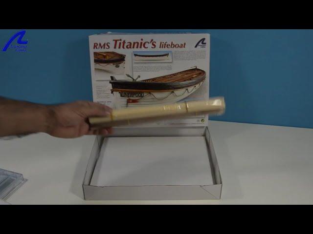 Presentación del kit Titanic Lifeboat (Artesanía Latina ref. 19016)