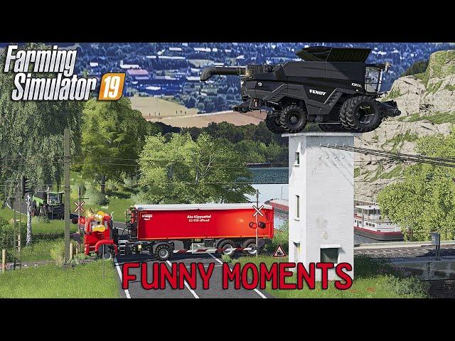 Funny Moments & Crash Compilation - Farming Simulator 19 Multiplayer #11