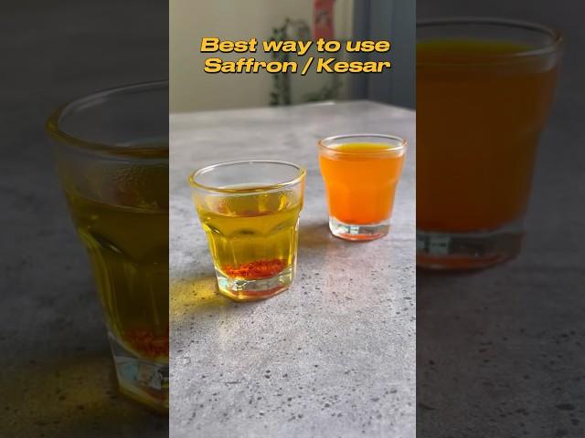 Best way to use Saffron / Kesar | Did you know this ? #shorts #tipsandtricks