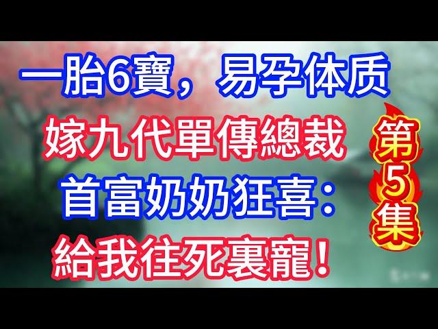 第五集：一胎6寶，易孕體質嫁九代單傳總裁，首富奶奶狂喜：給我往死裏寵