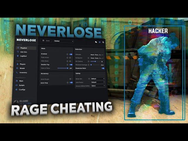 RAGE HACKING IN CS2! | HVH CHEATING WITH NEVERLOSE.CC (BEST HVH CHEAT)