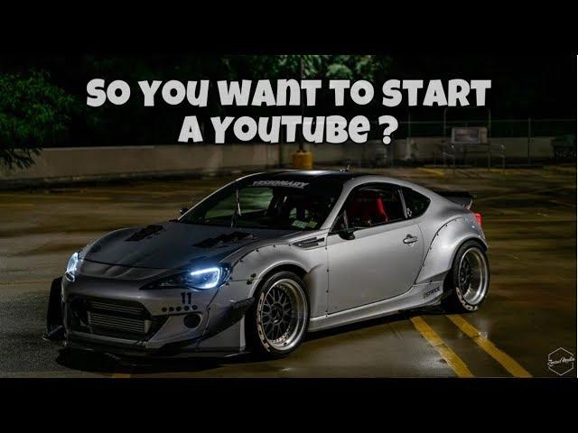 How To Start An Automotive Youtube Channel With No MONEY!