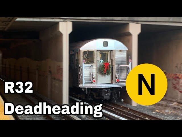 R32 farewell set deadheading back to Coney Island Yard via Sea Beach Express