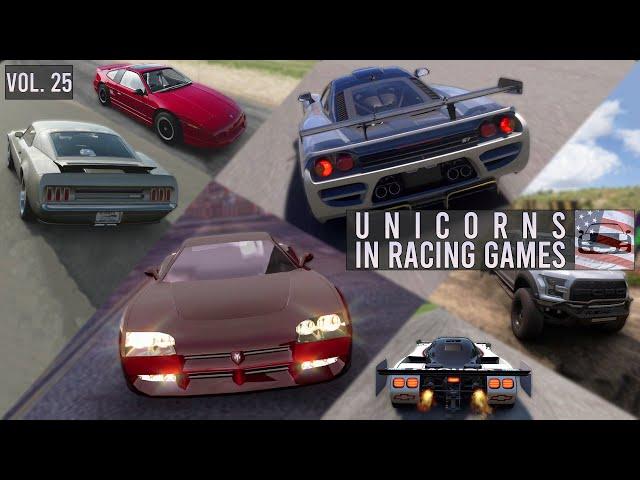 Unicorns in Racing Games (Rare Cars) (Volume 25 / USA Special)