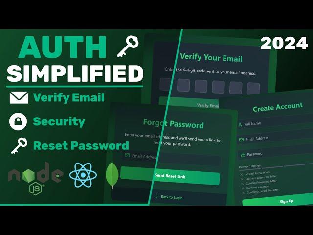 Advanced MERN Auth Course: Email Verification, Password Recovery, and Welcome Emails