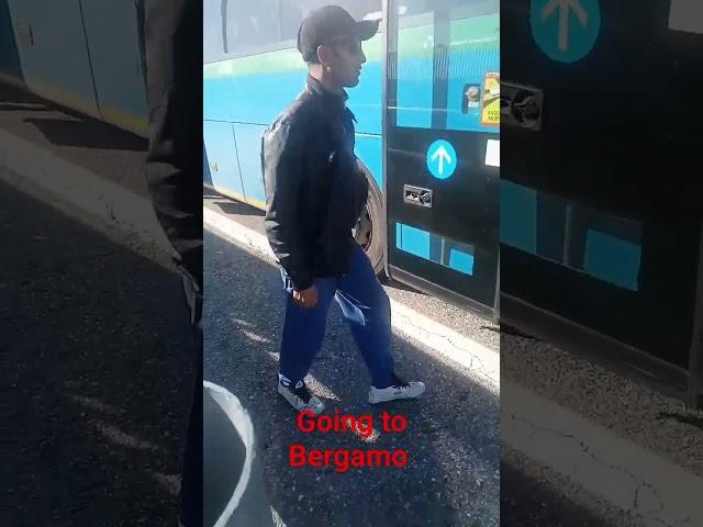 today I go to bergamo by mobile phone #italiancity #automobile #travel #youtubeshorts