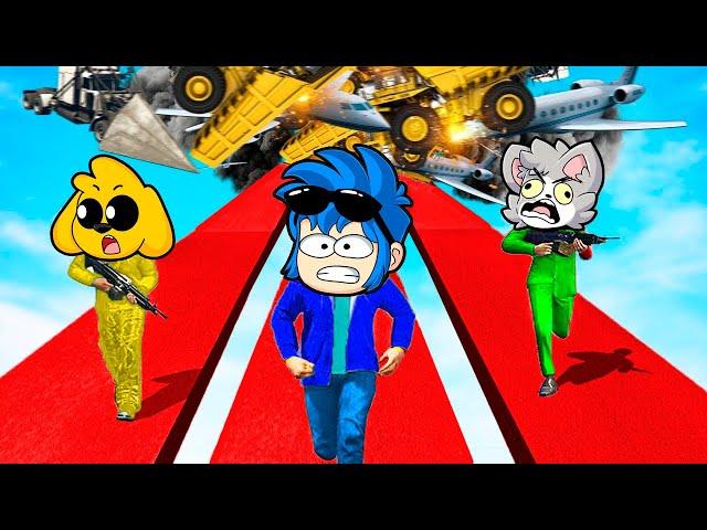 GTA 5 ¡IMPOSIBLE SOBREVIVIR a la AVALANCHA de SUPER AUTOS!  Los COMPAS Final