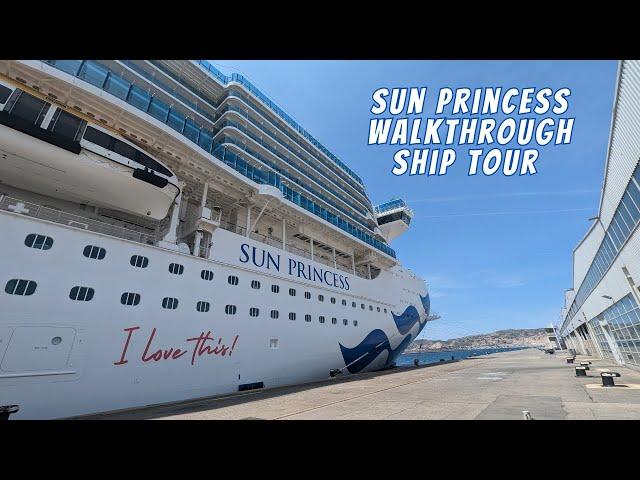 Sun Princess 2024: HONEST Walkthrough Ship Tour [NEW Cruise Ship]