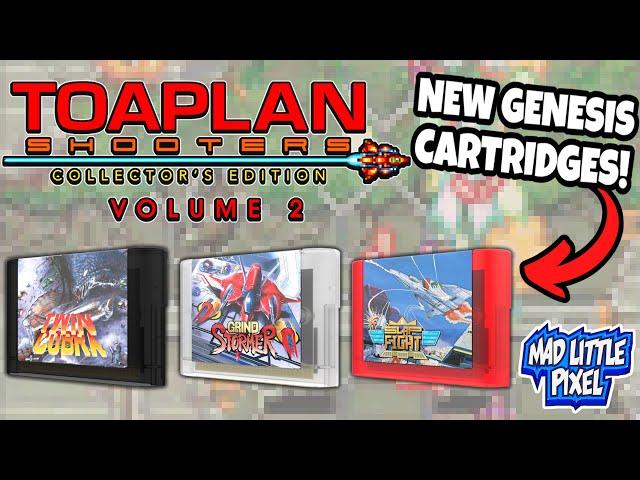 This is AWESOME! NEW SEGA Genesis Cartridges! More Toaplan Retro Re-Releases!