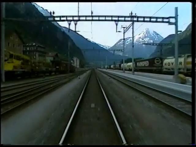 Zürich - Milano Centrale Im Führerstand