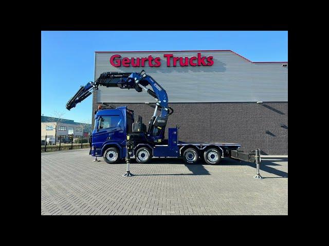 Scania R650 V8 NGS 8X2 + Fassi F1650RA.2.28 XHE-Dynamic crane + JIB L816