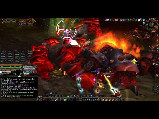 Turtle Wow - MM weekly MC - 9 January - Druid POV - Molten Corehound mount droped - no commentary