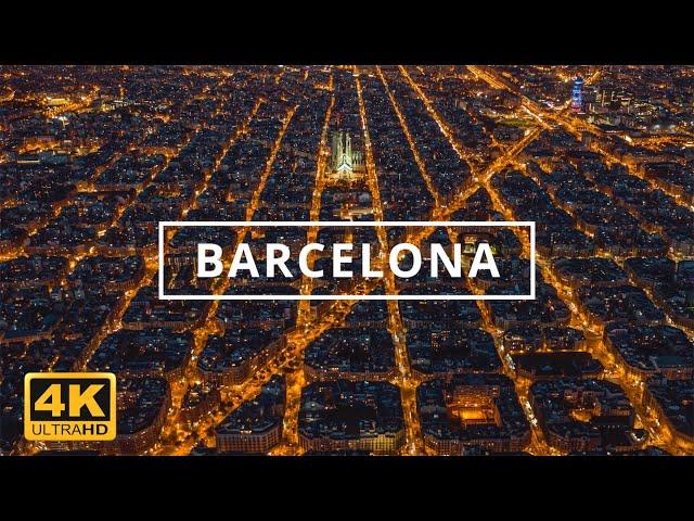 Barcelona, Spain  | 4K Drone Footage (With Subtitles)