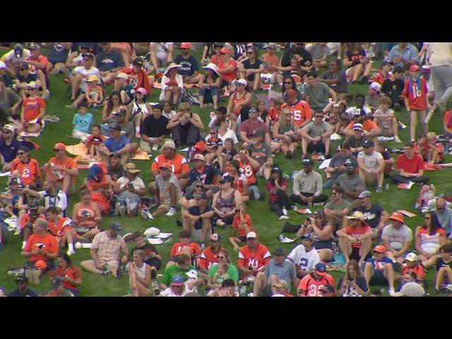 Training camp underway for the Denver Broncos