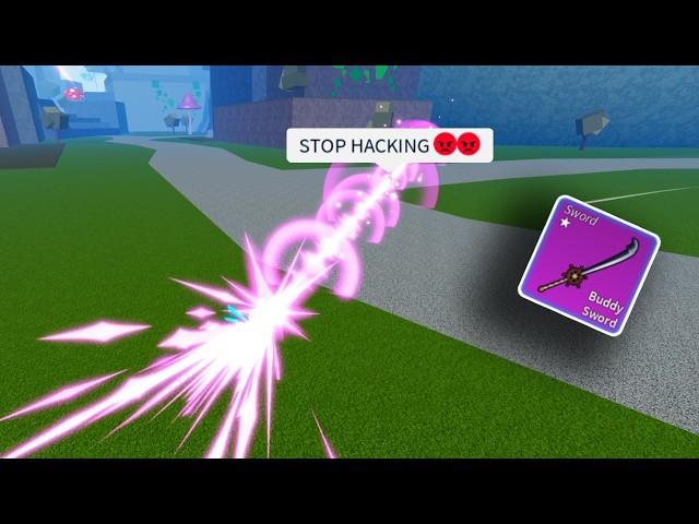 Destroying Players With The Aimbot Buddy Sword In Blox Fruits