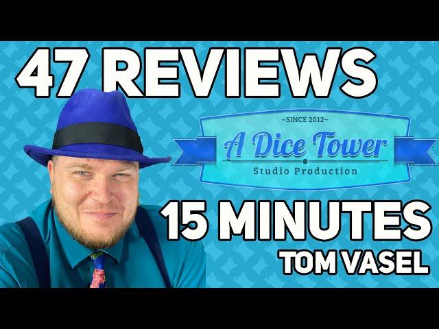 47 Reviews in 15 Minutes - with Tom Vasel